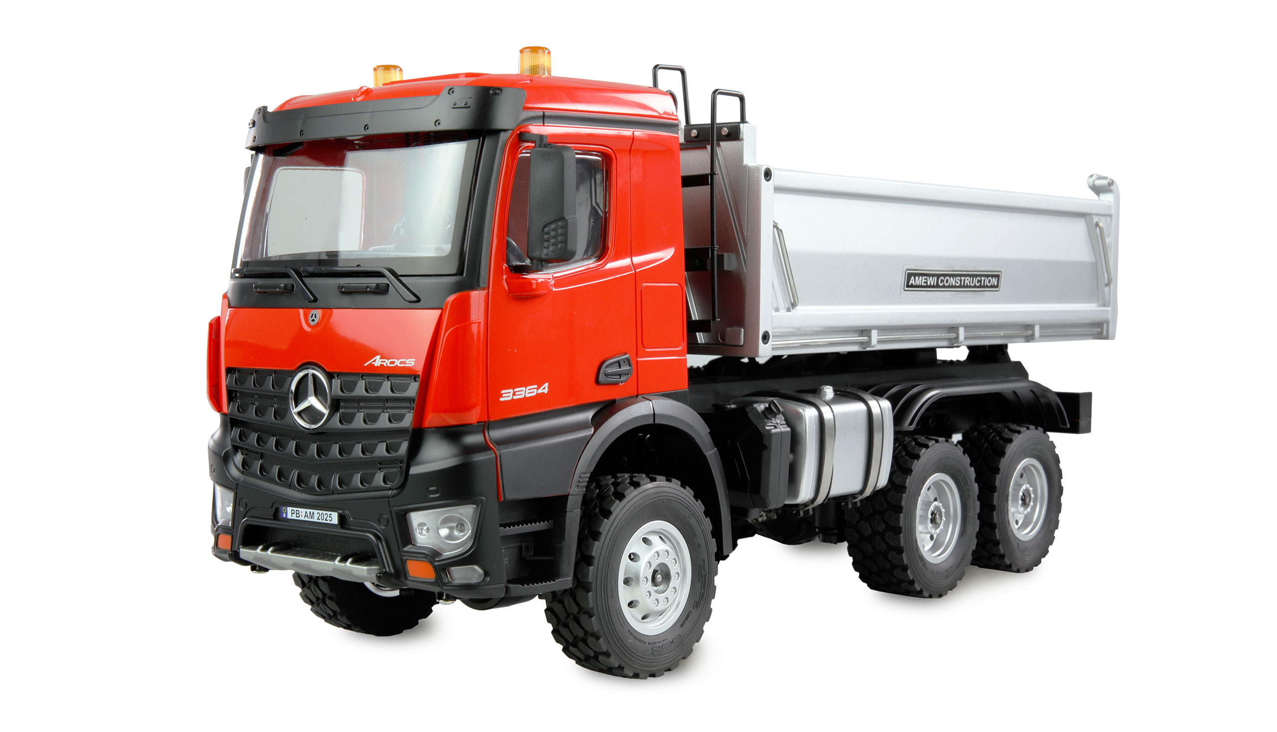 Amewi Mercedes-Benz Arocs Kipper 6x6 1:14 RTR rot 22684