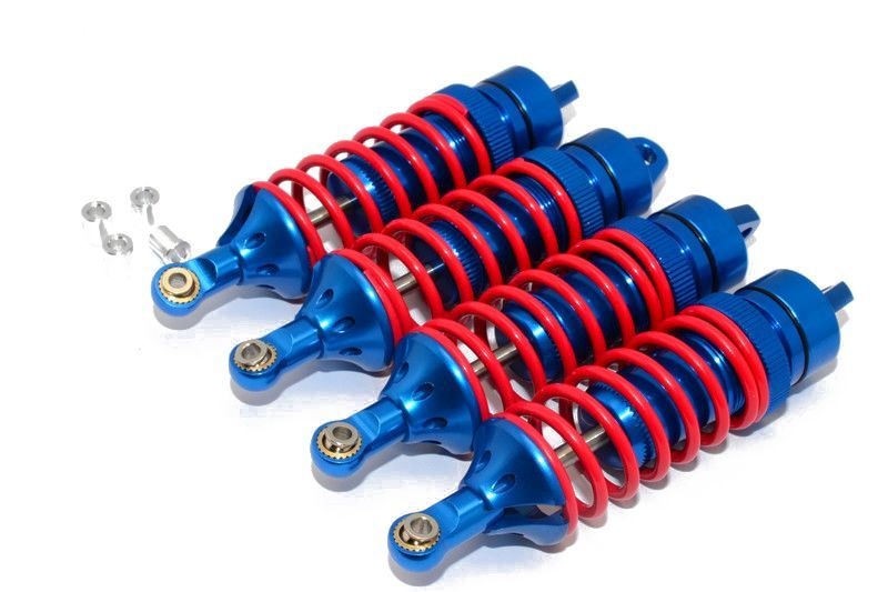 GPM Alu Dämpfer 85mm v/h blau (4 Stk.) Traxxas 1/10 E-Revo Alt & 2.0, Summit, Revo
