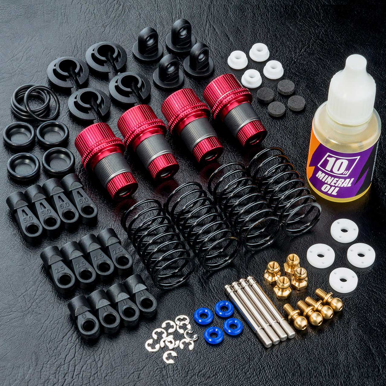 MST TR56 Alum. damper set (red) (4) 820120R