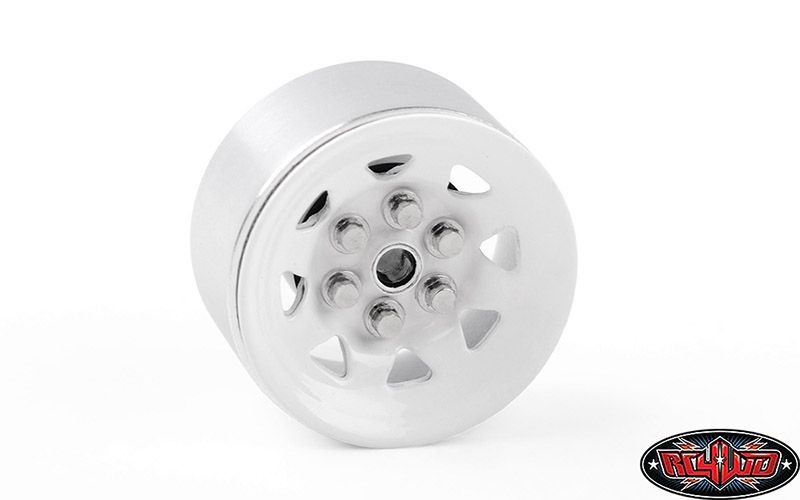RC4WD Stamped Steel 0.7 Stock Beadlock Wheels (White) Z-W0068