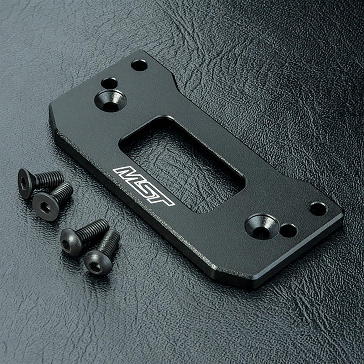 210551BK Servohalterung Aluminium schwarz CMX