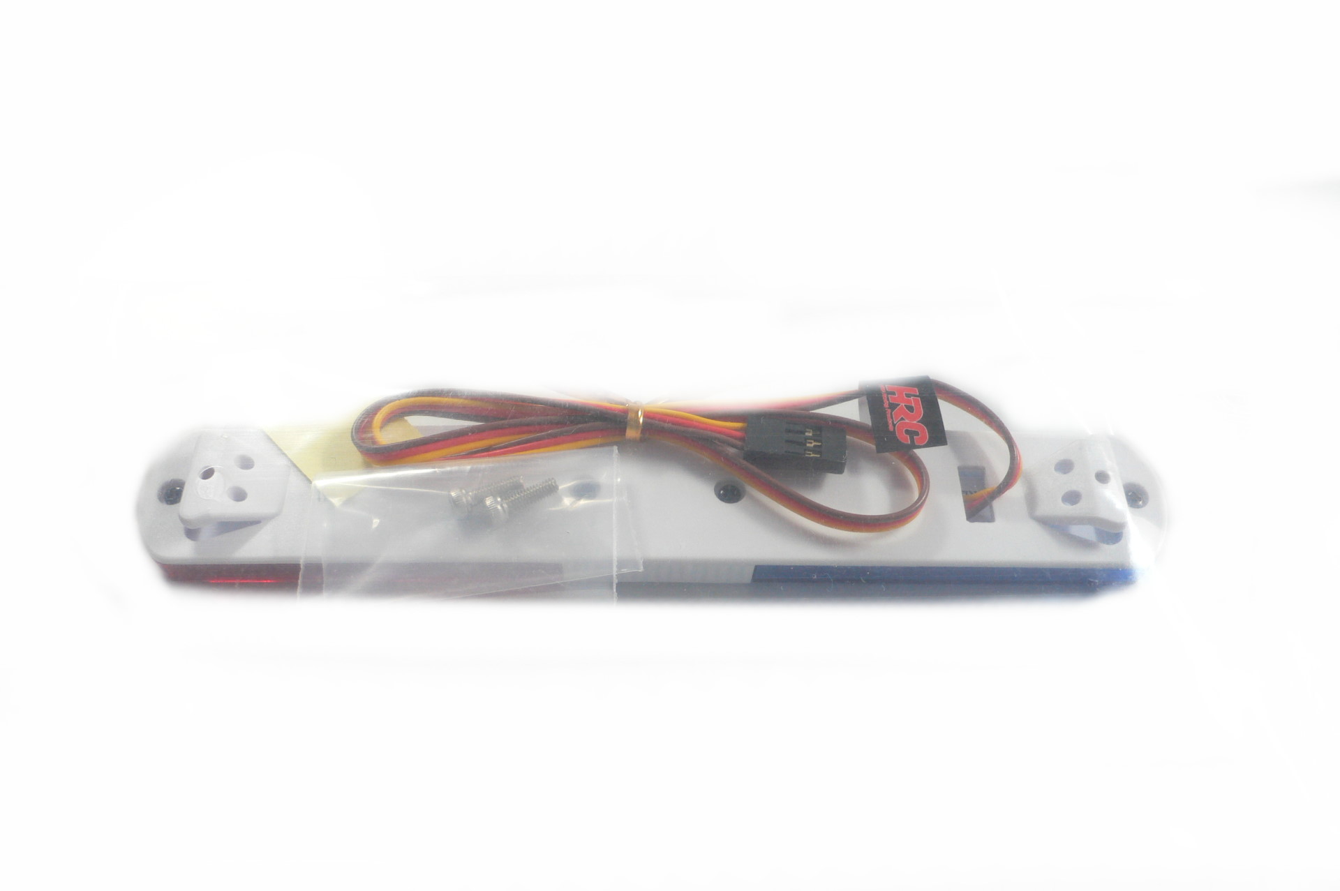 HRC Dachleuchten V3 flach Blau/Rot Police LED Lichtset wide 1/10 1/8 JR Stecker HRC8733WU