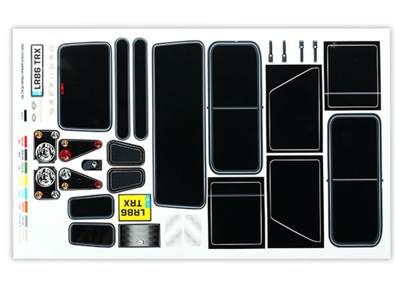 Traxxas Decals, Land Rover Defender 8012