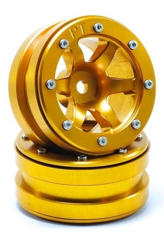 Metsafil Beadlock Wheels PT- Wave Gold/Gold 1.9 (2 St.) MT0070GOGO