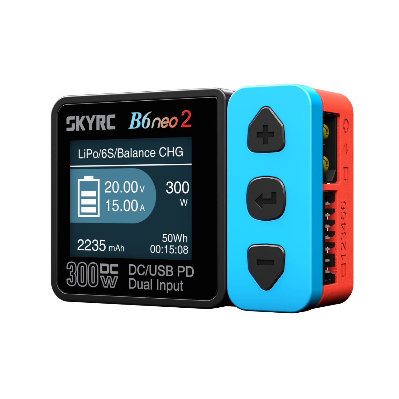 SkyRC B6neo 2 DC Ladegerät blau/rot LiPo 1-6S 15A 300W SK-100225-01