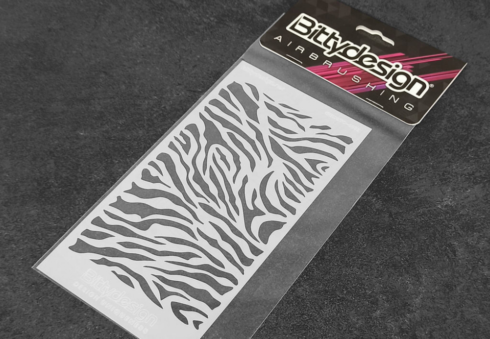 Bittydesign Vinyl stencil - Zebra STC-016