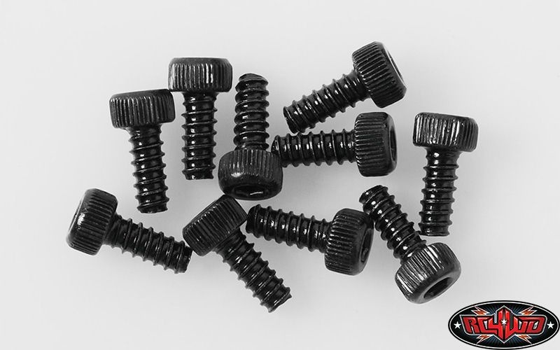 RC4WD Socket Head Self Tapping Screws M2 X 5mm (Black) Z-S1582