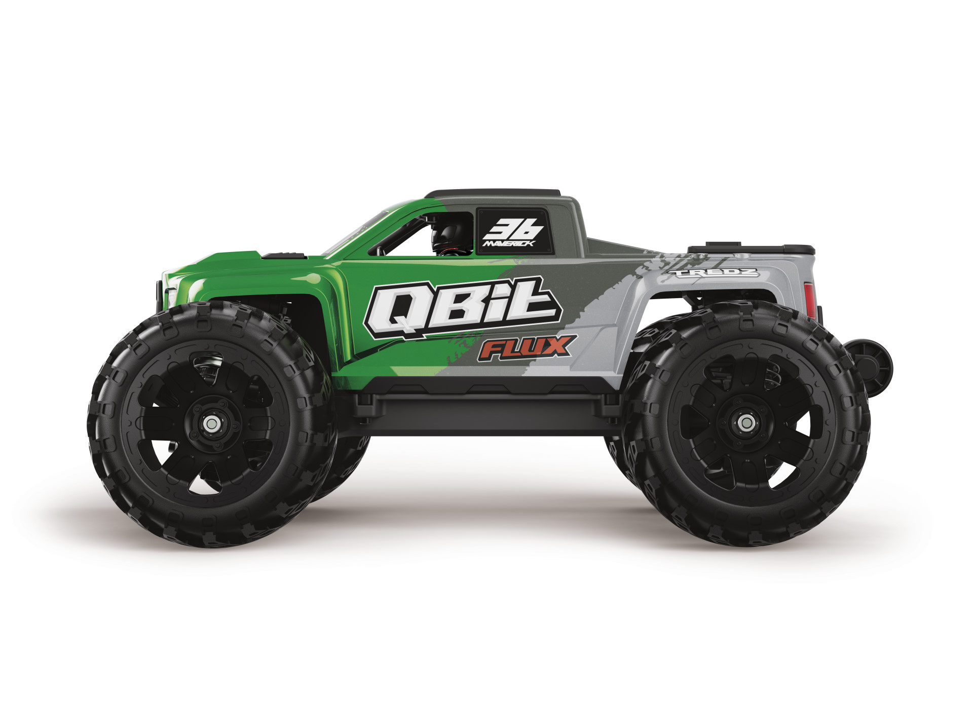 Maverick QBit MT Flux 1/16 4WD Brushless Monstertruck Grün 151006 - Abbildung 2