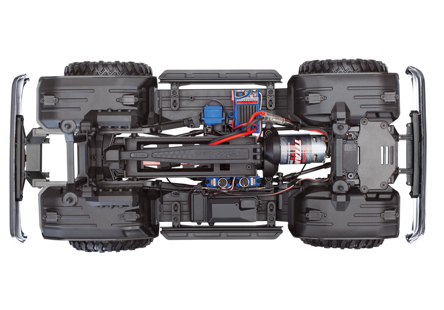Traxxas TRX-4 Chevy Blazer 4x4 Schwarz Crawler 1/10 4WD Clipless 82276-4 - Abbildung 7