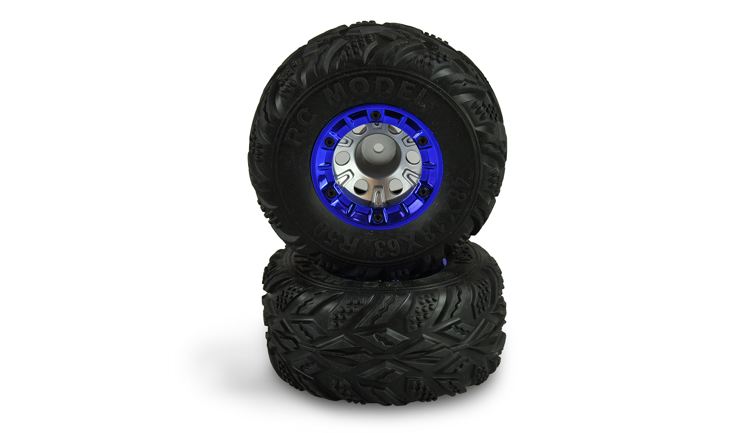 Amewi HBX wheels red complete 2pcs X-King FY-CL02