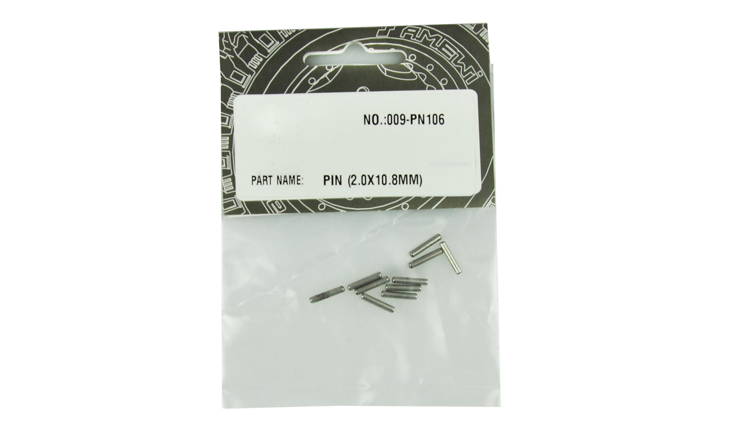 Amewi PIN (2.0X10.8MM) 10pcs EVO-X 6000 PN106 PN106