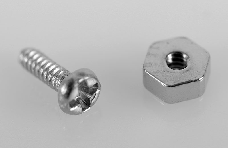 RC4WD 1mm x 3mm Machine Screw and Nut VVV-C0012