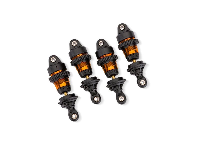 Traxxas Mini GTR Alu-Dämpfer orange kurz (4) Mini-Slash 4x4 10865-ORNG