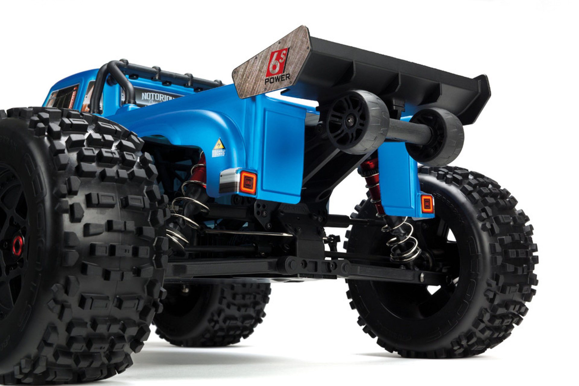 ARRMA 1/8 NOTORIOUS 6S V5 4WD BLX Stunt Truck w/ Spektrum RTR Black ARA8611V5T1