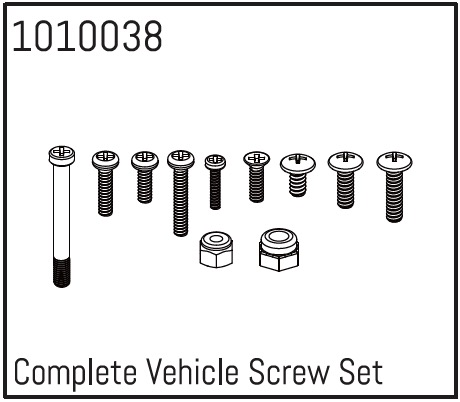 Hobby Plus Complete Vehicle Screw Set 240124