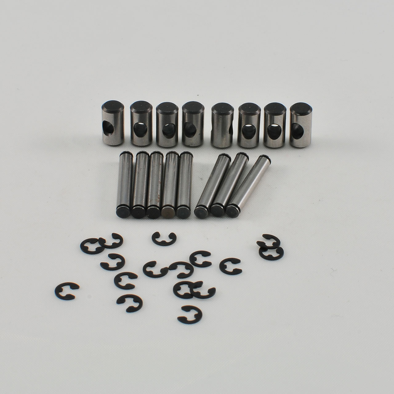 GS009 Kardangelenk Stift, Kreuzzapfen, E-Clip Set (8 Sets)