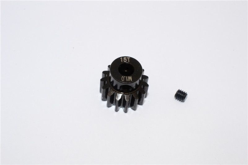 GPM Stahl Motorritzel 15T schwarz Traxxas X-MAXX