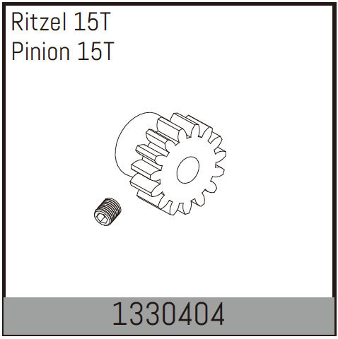 Absima Ritzel 15T 1330404