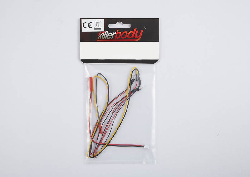 KB48456 LED Licht Set mit 2x3mm Gelbe LED für Spiegelblinker