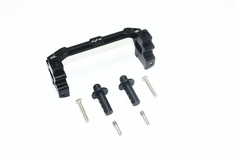 GPM Alu Karosseriesteherbefestigung vorn schwarz Traxxas Traxxas4 Defender, Bronco