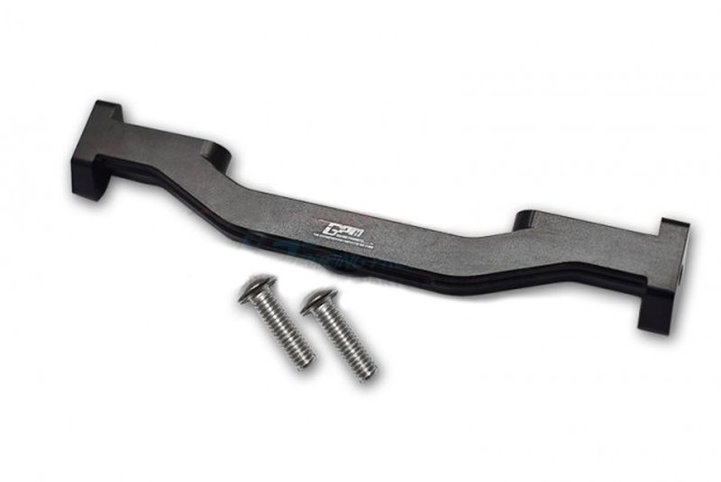 GPM Aluminium Chassisverstärkung unten vorne schwarz GPM AXIAL SCX6 JEEP JLU WRANGLER SCX6016BK