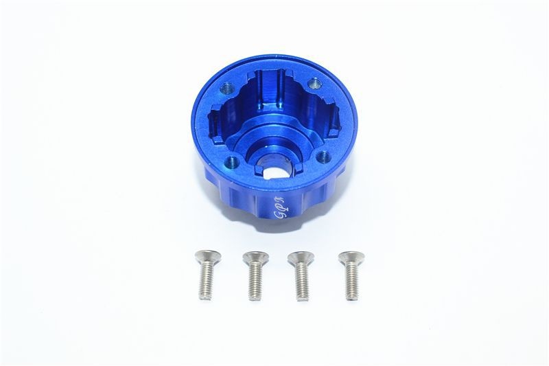 GPM Alu Differential Gehäuse blau Traxxas 1/10 E-Revo