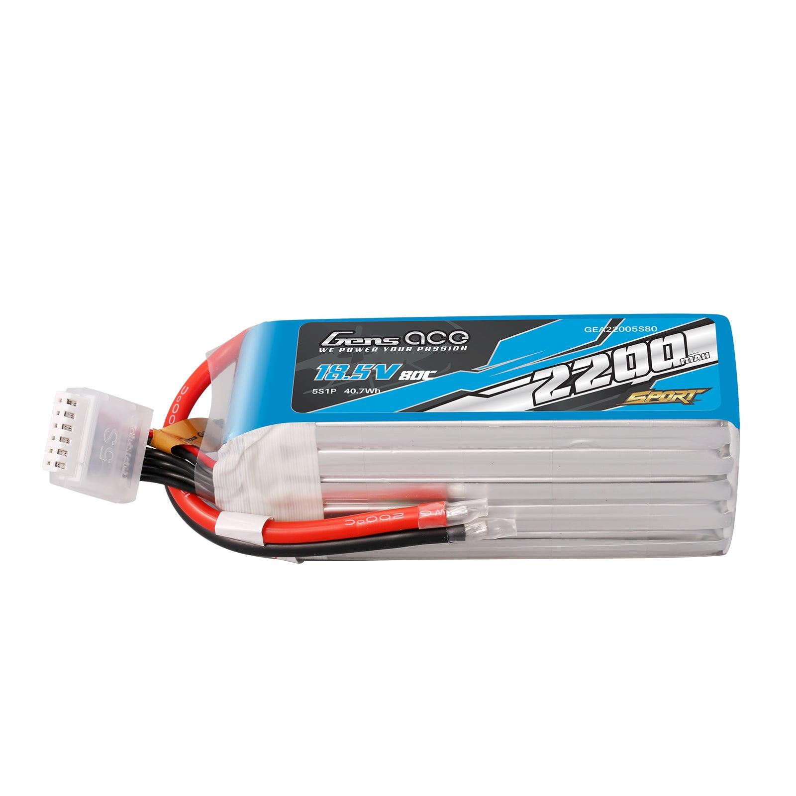 Gens Ace 2200mAh 18.5V 80C 5S1P Lipo Akku Pack ( F5B / F2B ) GEA22005S80