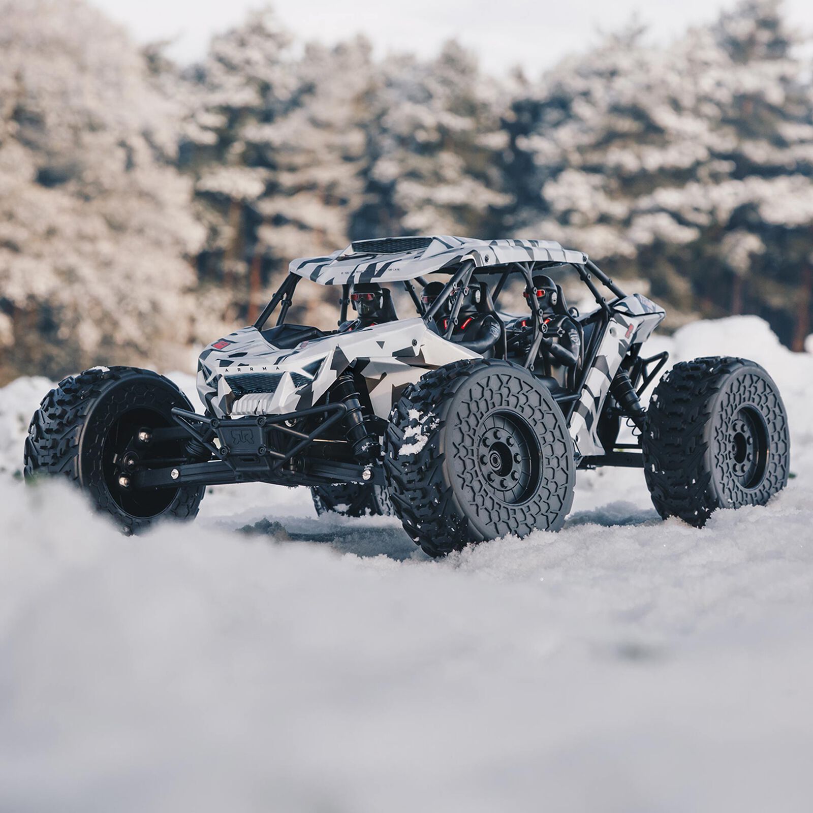 ARRMA 1/7 FIRETEAM 6S 4WD BLX Speed Assault Vehicle RTR, White ARA7618T2 - Abbildung 4