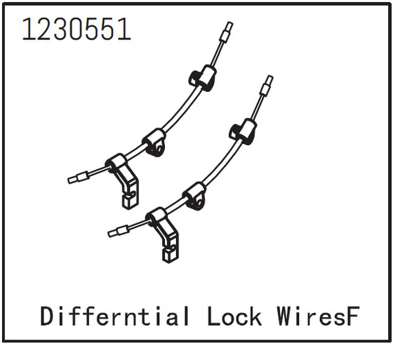 Absima Sperrdifferentialkabel 1230551