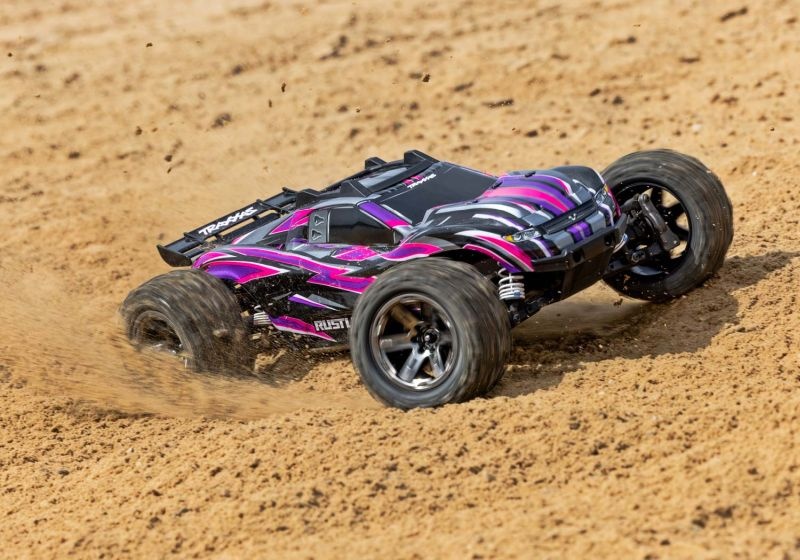 Traxxas Rustler 4x4 VXL HD pink Brushless Stadium Truck 67376-4