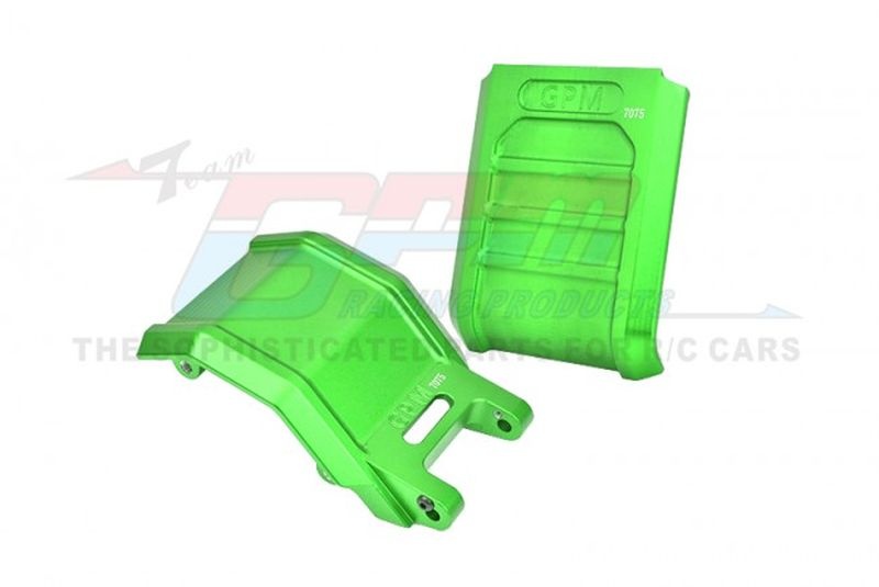 GPM Alu Skid-Platten-Set grün 1/4 PROMOTO-MX MOTORCYCLE RTR FXR-LOS06000/60 MX016ABG