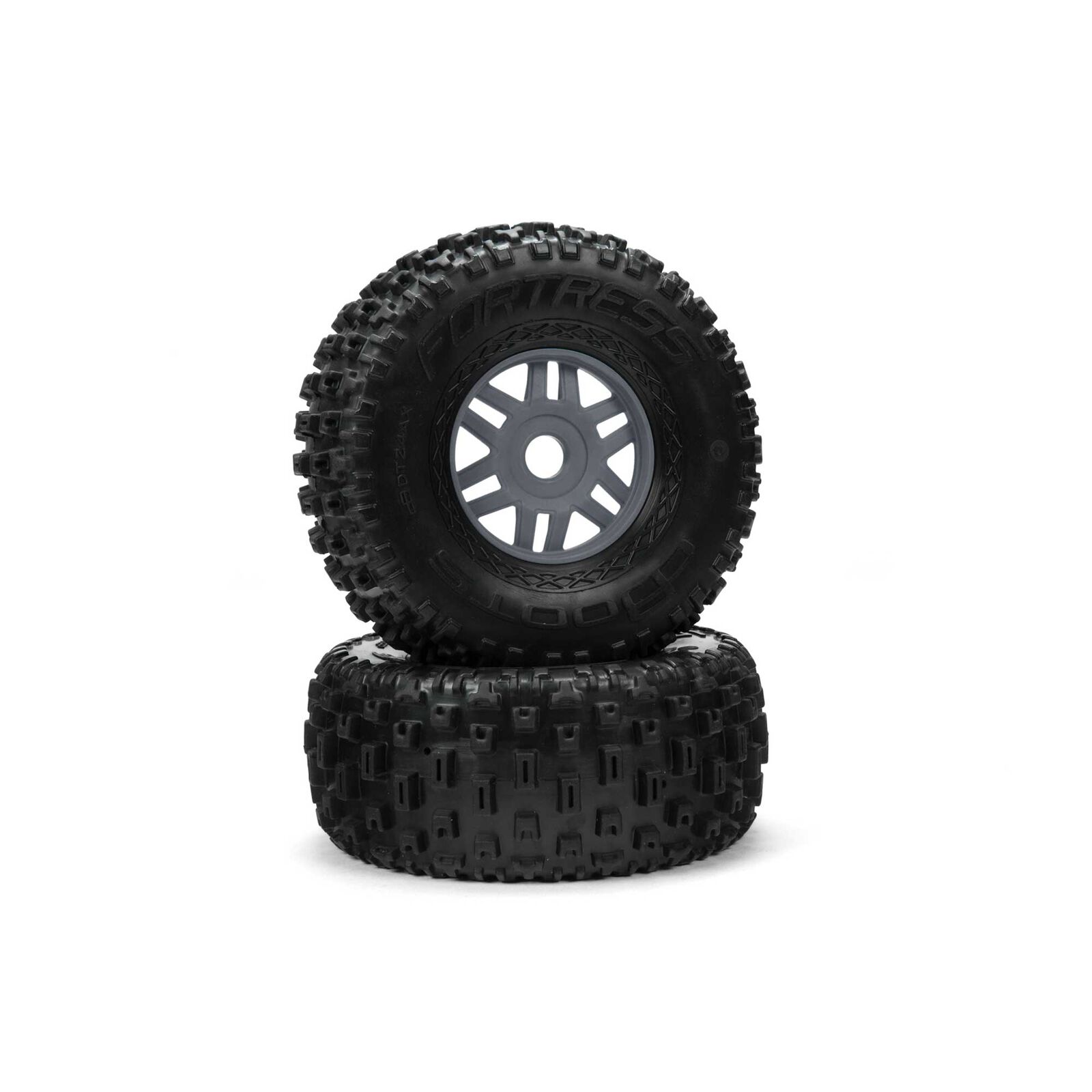 ARRMA ARA550069 dBoots 'Fortress' Räder Set verklebt Gun Metal (Paar)