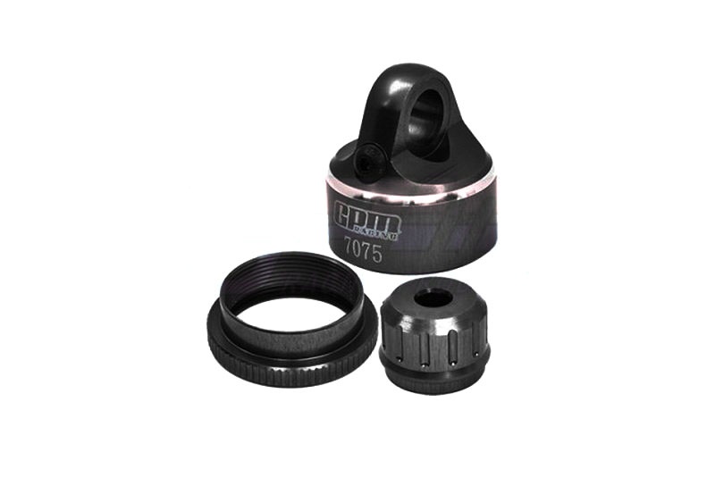 GPM Alu Dämpferkappen-Set schwarz 1/4 PROMOTO-MX MOTORCYCLE RTR FXR-LOS06000/60 MXDP/CAPBK