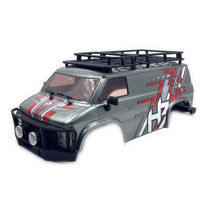 Hobby Plus Finished Body for Rock Van V2, Grey 240535