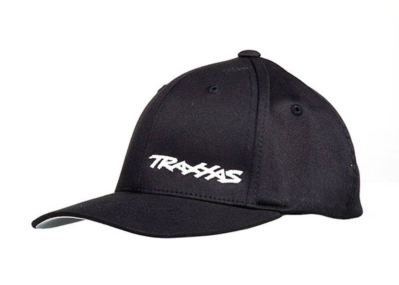 Traxxas Classic Cap schwarz/Logo weiß, runder Schirm Junior  1194-BLK