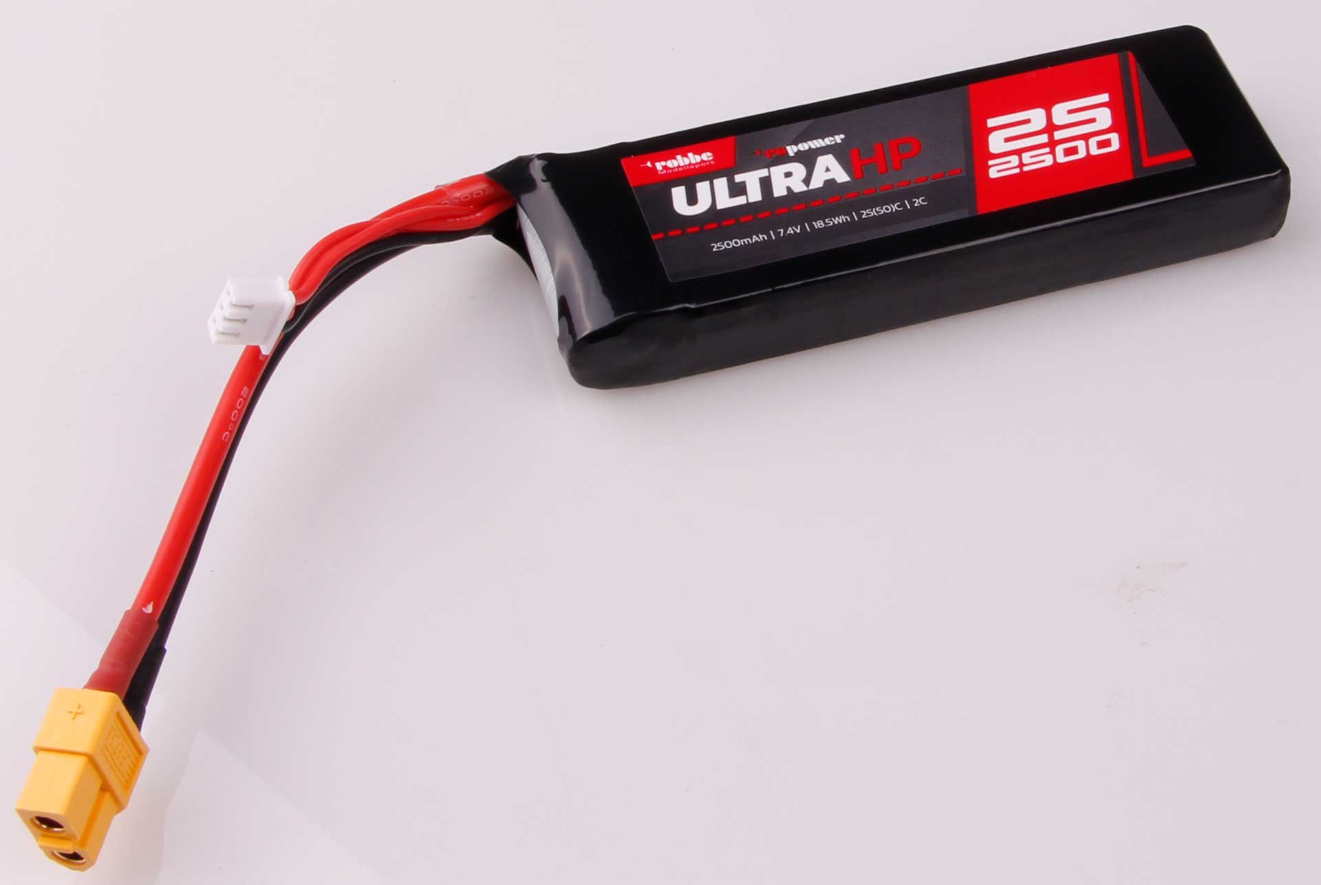 Robbe RO-POWER ULTRA HP 2500MAH 7,4 VOLT 2S 25(50)C LIPO AKKU 7408
