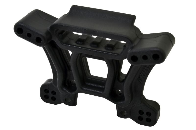 RPM Dämpferbrücke vorn schwarz TRX Rustler 4x4 & Hoss 4x4 70242