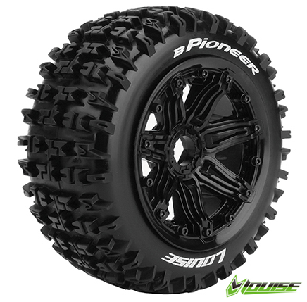 Louise Reifen m. Felgen B-PIONEER LS Buggy Vorne (24mm sechskant) (2)