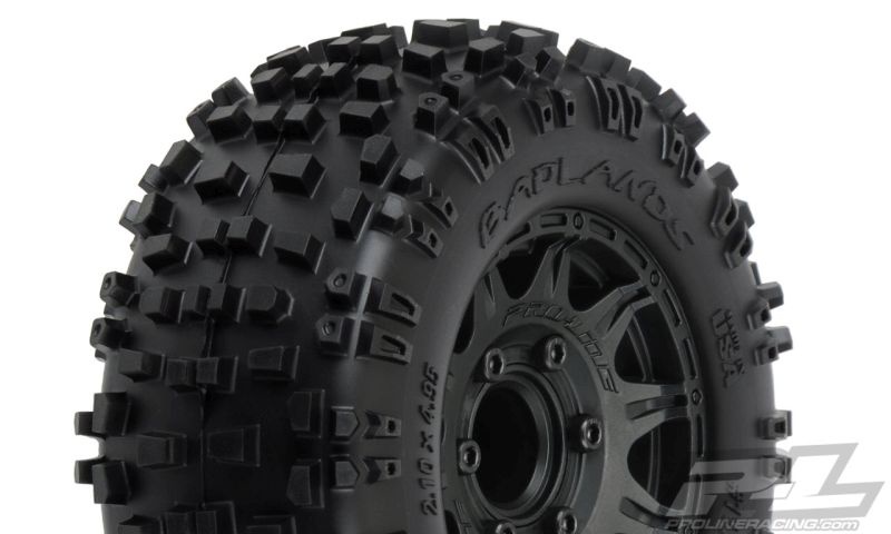 Pro-Line 2.8 All Terrain/ Raid 6x30 Felge schwarz Wechsel-Ad Traxxas Elektro vo / Nitro hi 1173-10