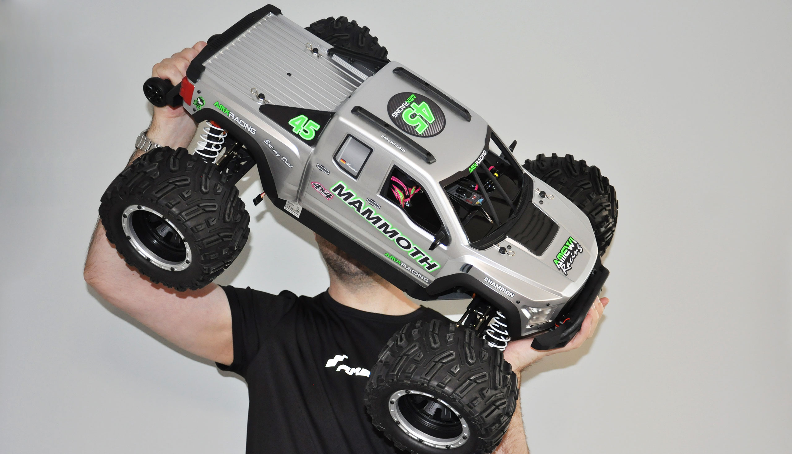 Amewi AMXRacing Mammoth 6S Monstertruck 1:7 4WD ARTR silber 22624 - Abbildung 8