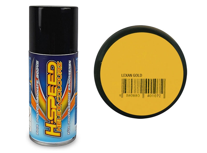 H-SPEED Lexan Spray Farbe Helex Colourz Gold 150ml HSPS025