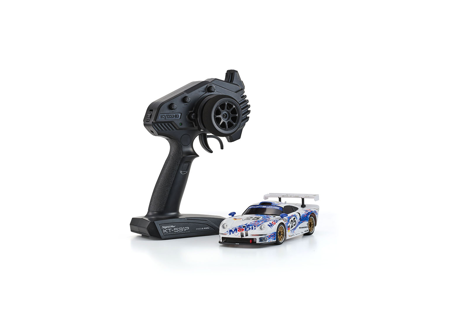 Kyosho Mini-Z MR04 RWD Porsche 911 GT1 1996 Mobil1 #25 (W-RM) 32381ML - Abbildung 3
