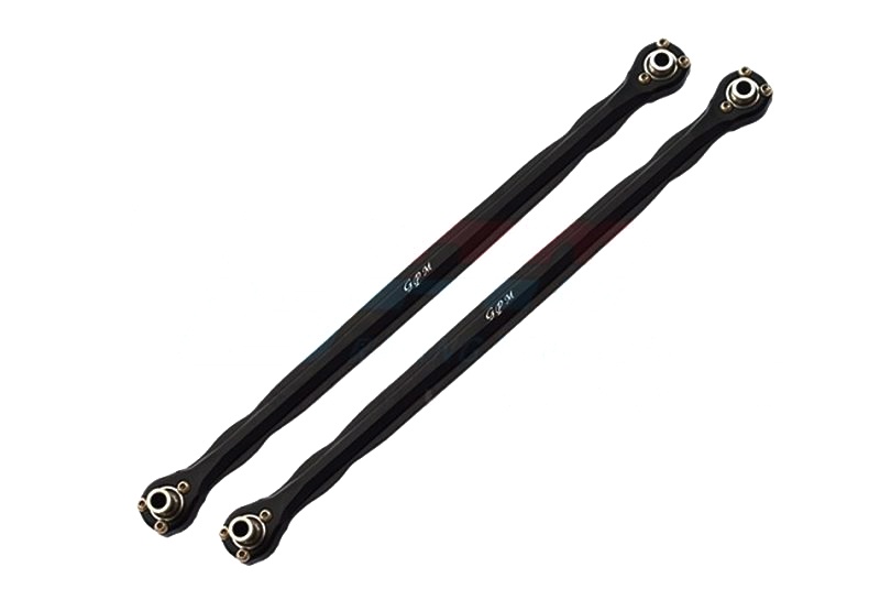 GPM Alu 6061-T6 FRONT STEERING ROD-2PC SET Traxxas X-MAXX schwarz