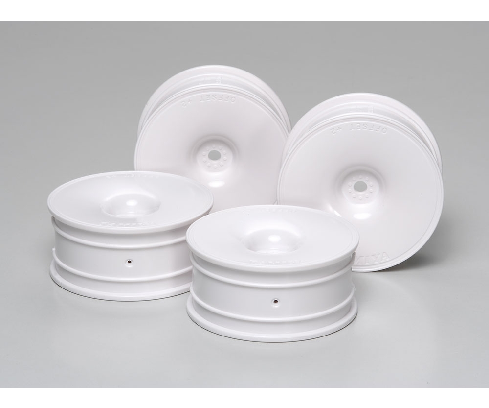Tamiya 53473 1:10 Dish-Felgen 24mm weiss (4) Offset+2 300053473