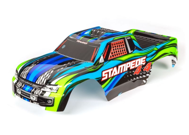 Traxxas Karo Stampede 4X4 blau, kpl. lackiert 6729X