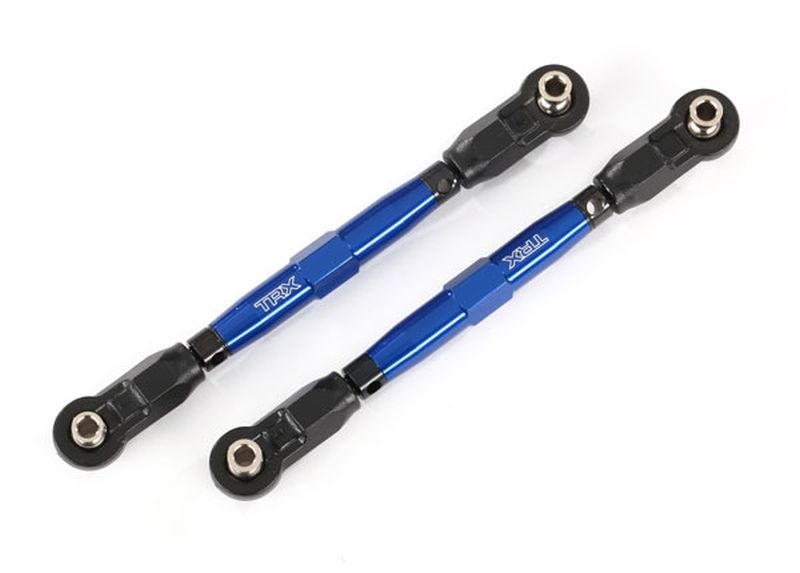 Traxxas Vorspurstangen Alu blau + Zubehör 8948X