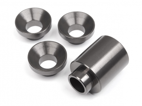 HPI Kupplungsglockenhalter Spacer (Gunmetal/Baja5B2.0) 102174