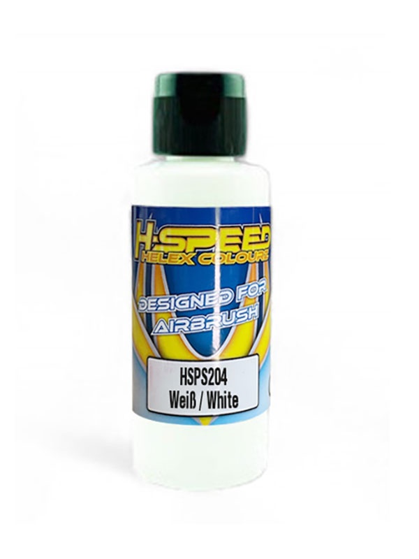 H-SPEED Lexan Airbrush Farbe 60 ml Weiß / White HSPS204