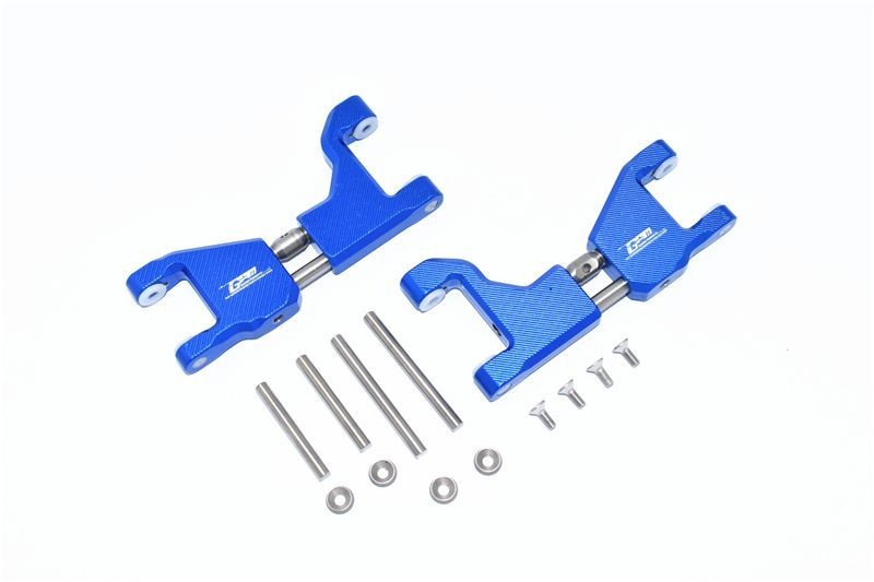 GPM Alu Querlenker oben einstellbar v/h blau Traxxas MAXX