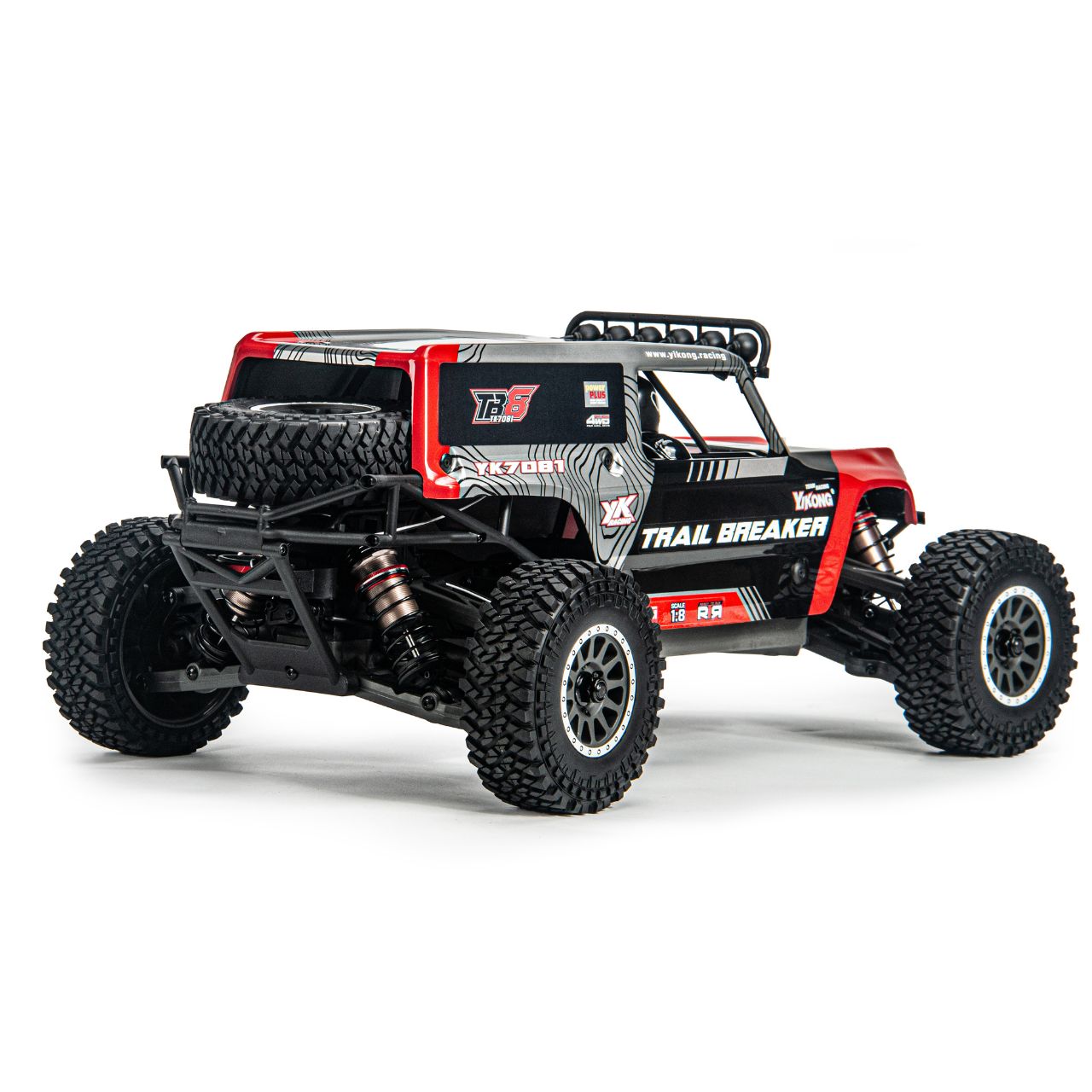 Yikong TB8 Trail Breaker 1/8 Offroad Desert Trail Truck Rot YK7081 - Abbdildung 4